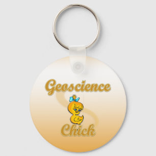 Geoscience Chick Keychain