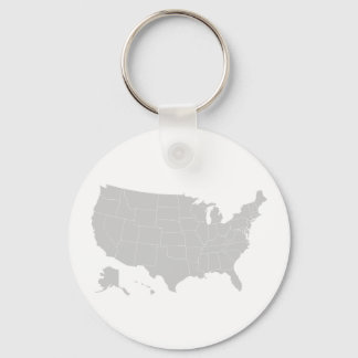 Geoshaped Keychain (No Label)