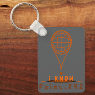Geospatial Keys Keychain