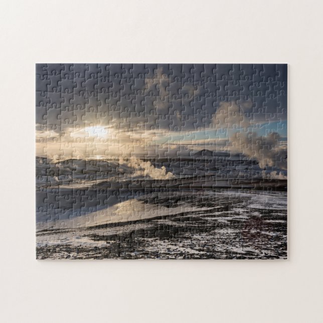 Geothermal Winter Landscape Jigsaw Puzzle (Horizontal)