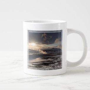 Geothermal Winter Landscape Large Coffee Mug