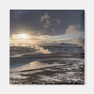 Geothermal Winter Landscape Magnet