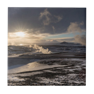 Geothermal Winter Landscape Tile