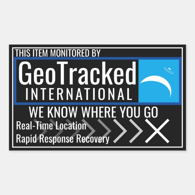 GeoTracked Sticker (Front)