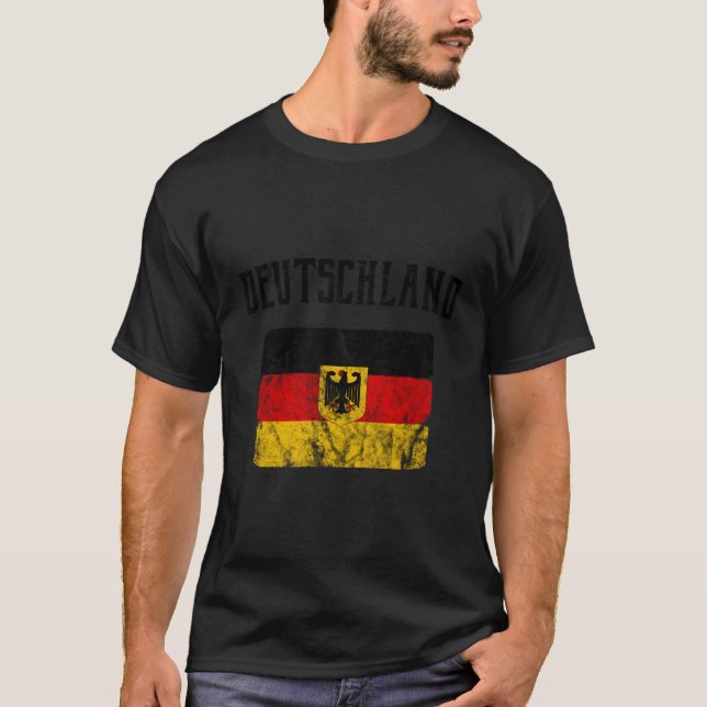 Ger Flag Deutschland T-Shirt (Front)