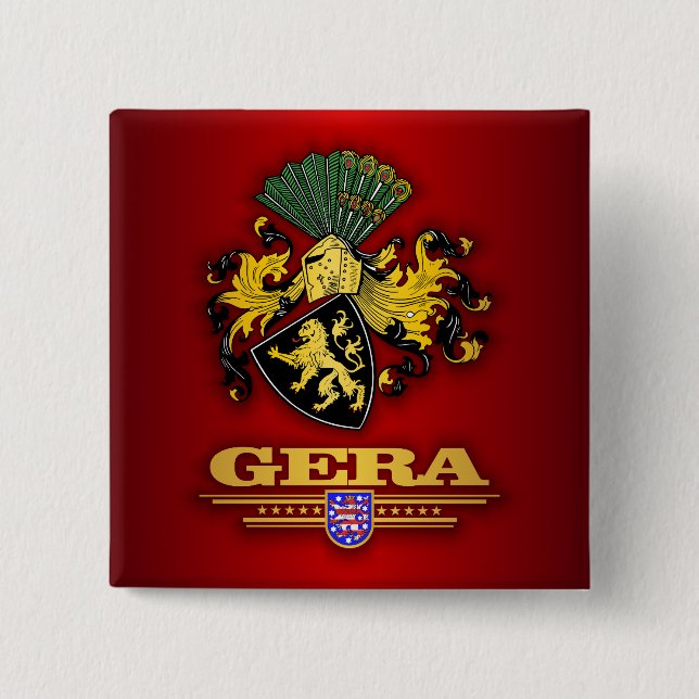 Gera 2 Inch Square Button (Front)