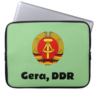 Gera, East Germany - DDR GDR Ostdeutschland Laptop Sleeve