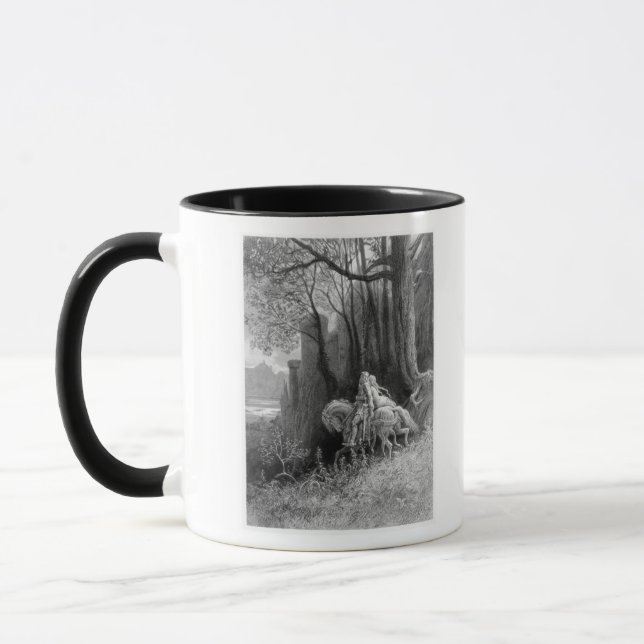 Geraint and Enid Ride Away Mug (Left)
