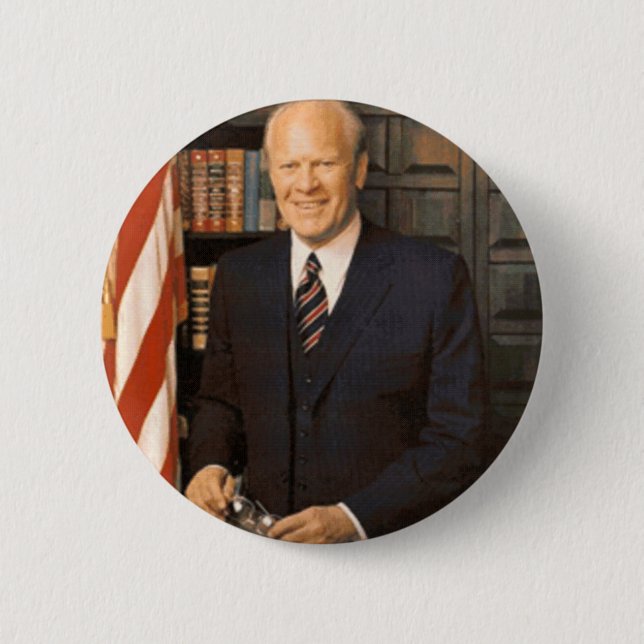 Gerald Ford 2 Inch Round Button (Front)
