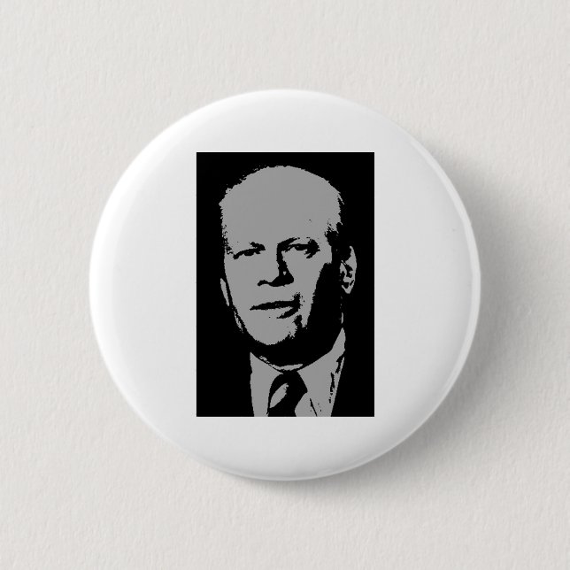 Gerald Ford 2 Inch Round Button (Front)