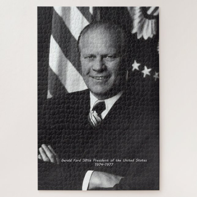 Gerald Ford 38th President of the United States Jigsaw Puzzle (Vertical)