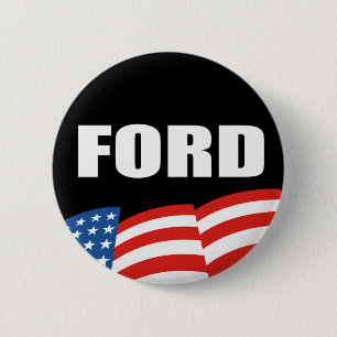 GERALD FORD Election Gear 2 Inch Round Button