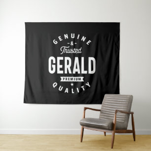Gerald Personalized Name Birthday Tapestry