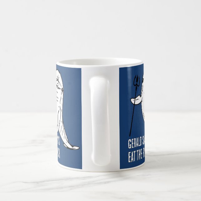 Gerald says Eat the Rich Coffee Mug (Handle)