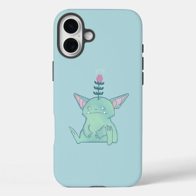 Gerald the Goblin | Cute Grumpy Fantasy Creature  Case-Mate iPhone Case (Back)