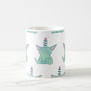 Gerald the Goblin   Cute Grumpy Fantasy Creature  Coffee Mug