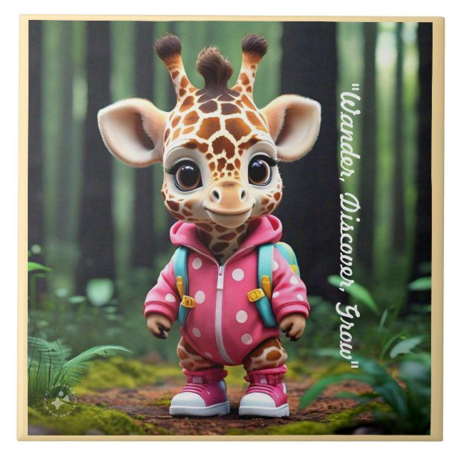 "Gerald's Nature Walk" Tile (Front)