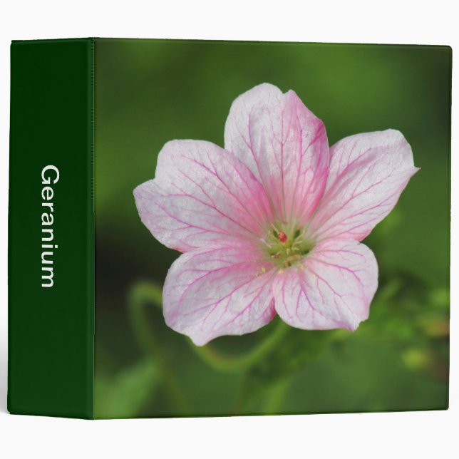 Geranium Binder (Front/Spine)