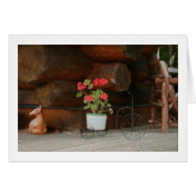 Geranium Blank Cards (Front Horizontal)