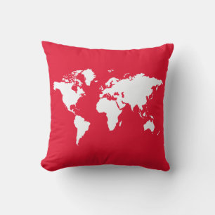 Geranium Elegant World Throw Pillow