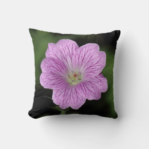 Geranium Endressii Throw Pillow