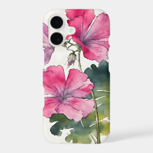 Géranium - Fleurs aquarelle