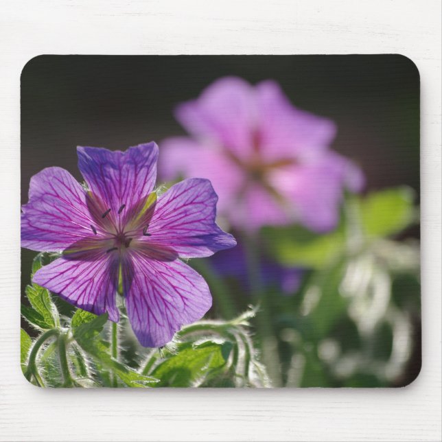 Geranium Flower Mousepad (Front)