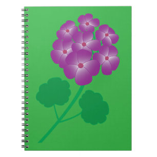 Geranium Flowers Notebook