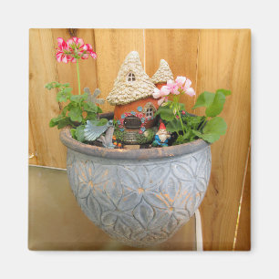 Geranium Gnome 03 Magnet