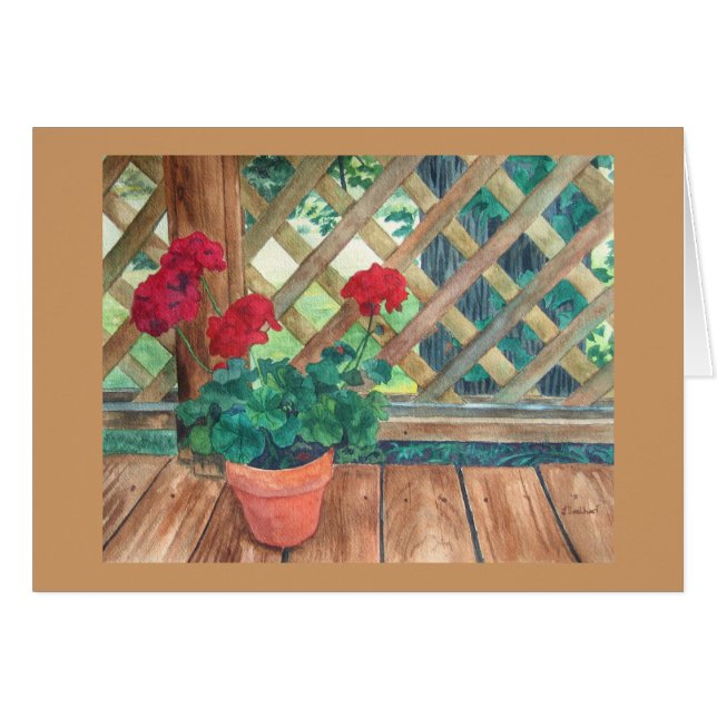 Géranium (jardinier) (Devant horizontal)