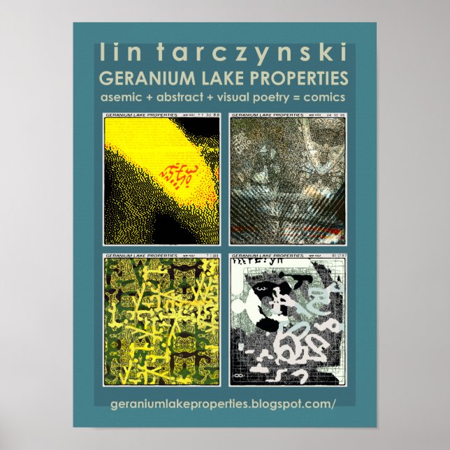 Geranium Lake Properties, Green 4-Spot Poster (Front)