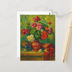 Geranium Postcard