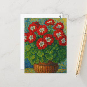 Geranium Postcard