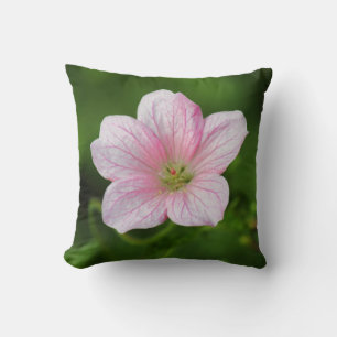 Geranium Throw Pillow