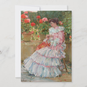 Geraniums   Childe Hassam