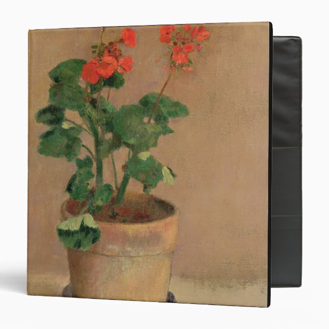 Geraniums in a Pot, c.1905 (oil on canvas) Binder (Front/Inside)