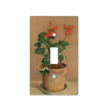 Geraniums in a Pot, c.1905 (oil on canvas)