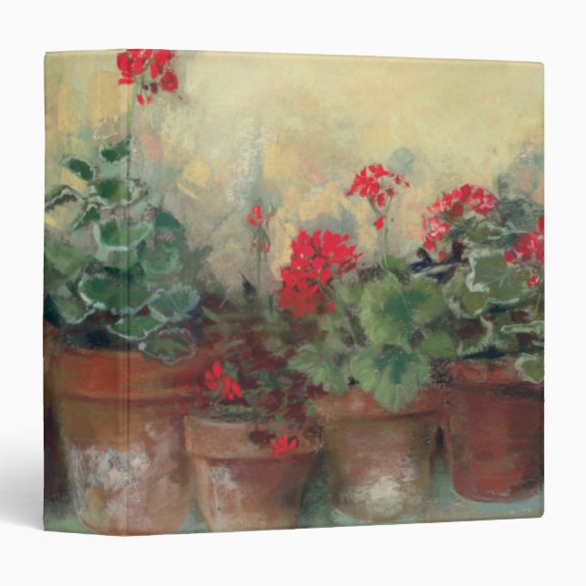 Geraniums in Pots Binder (Front/Spine)