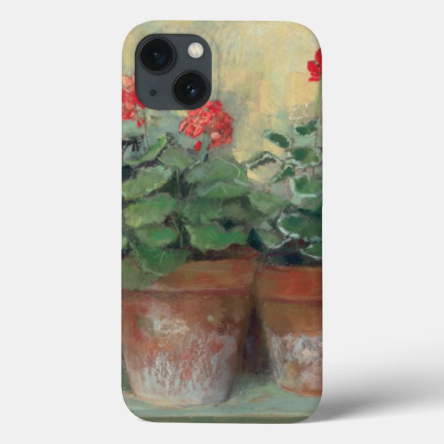 Geraniums in Pots Case-Mate iPhone Case (Back)