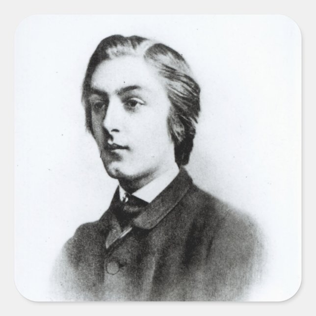 Gerard Manley Hopkins Square Sticker (Front)