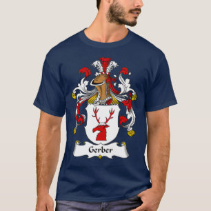 Gerber Coat of Arms Family Crest  T-Shirt