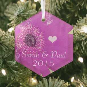 Gerber Daisy Christmas Ornament