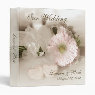 Gerber Daisy & Hearts Mariage 1" Classeur