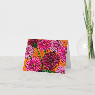 Gerber Daisy Note Card