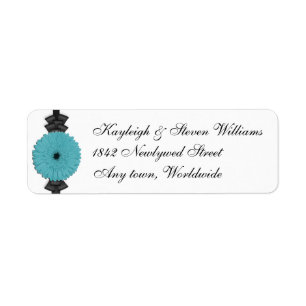 Gerber Daisy Return Address Label