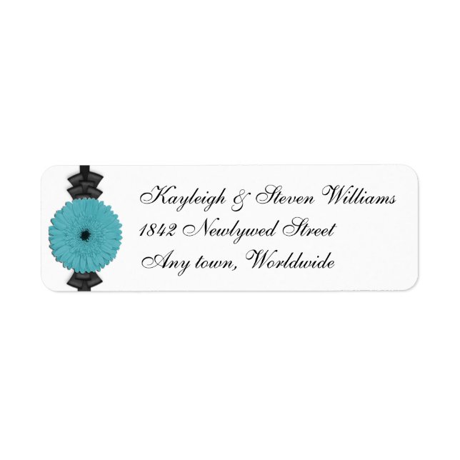 Gerber Daisy Return Address Label (Front)