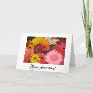 Gerbera anniversary card
