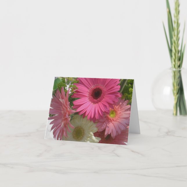 Gerbera Daisies Card (Front)
