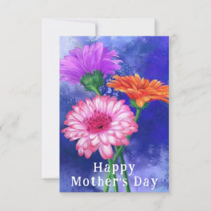 Gerbera Daisies Carte de fête des mères
