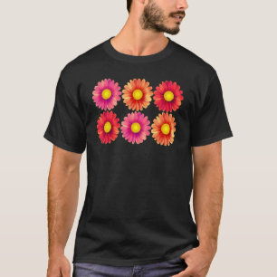 Gerbera Daisies Cute Happy Classic Spring Flower T-Shirt